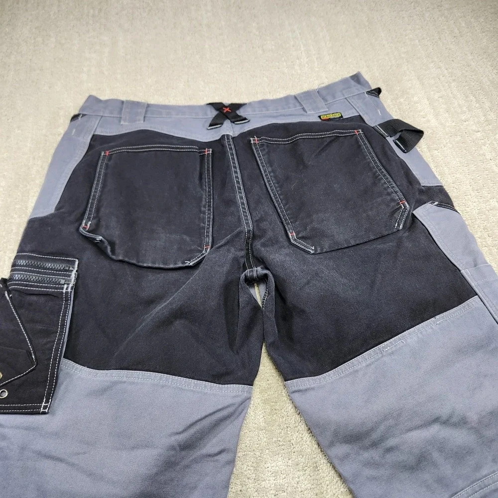 Blaklader Pants Men 38x31 *READ Workwear Double Front X1600 Work Cargo Cotton
